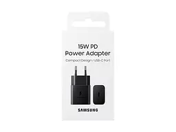 Зарядний пристрій Samsung 15 W PD Black (EP-T1510NBEGRU) - мініатюра 4