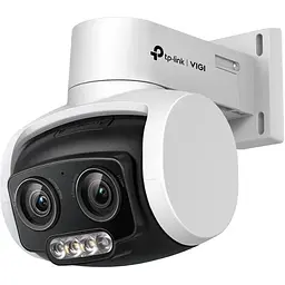 IP-Камера TP-Link VIGI C540-V, PoE, 4Мп, 2,8-12мм, H265+, IP66, Dome, кольорове нічне бачення, подвійний об'єктив, зовнішня