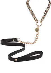 Нашийник з повідцем Taboom Statement Collar and leash, рожеве золото - мініатюра 3