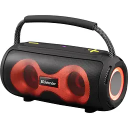 Акустична система 1.0 Defender S450, 10Вт RGB/BT/FM/USB/TF/AUX/TWS чорна - мініатюра 3