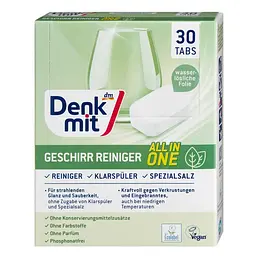 Таблетки для посудомийної машини DenkMit Nature, 30 шт