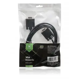 Кабель мультимедійний VGA M to VGA M 1.8m Vinga (VCPVGAMM1.8) - мініатюра 4