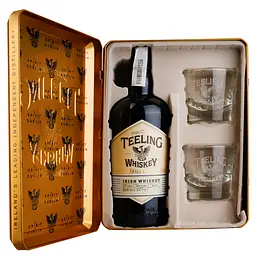Уценка. Виски Teeling Small Batch Irish Whiske, 46%, 0,7 л + 2 бокала (27846)