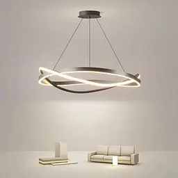 Стильна підвісна LED-люстра Art 2463/600 BK - мініатюра 4