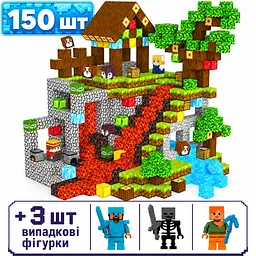 Магнітний конструктор Minecraft 150 шт по грі Майнкрафт Пошук скарбів Mk001028.2 - мініатюра 3