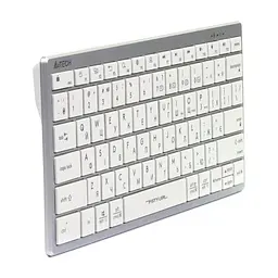 Клавіатура A4Tech FBX51C Wireless/Bluetooth White (4711421972987) - мініатюра 3