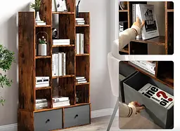 Стелаж Costway Drawer в стилі Loft - мініатюра 6