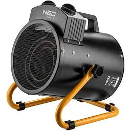Теплова гармата Neo Tools 3 кВт, площа обігріву 30 в.м., підлоговий, чорний (90-068)