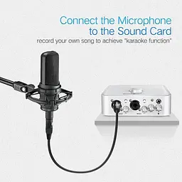 Мікрофонний кабель UGREEN AV130 подовжувач XLR Male to Female Microphone Cable 2 м Black (20710) - мініатюра 4