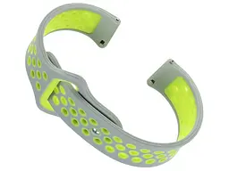 Ремешок BeCover Nike Style для Xiaomi Amazfit Stratos 1/2/2S/3 / GTR 2 / GTR 47mm / GTR Lite 47mm / Nexo / Pace Gray-Green (705816)
