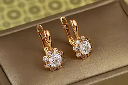 Сережки Xuping Jewelry Спірея 1,9 см золотисті