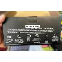 Портативна колонка спікер Middleton speaker акумуляторна переносна IP67 Bluetooth функція Powerbank - мініатюра 7