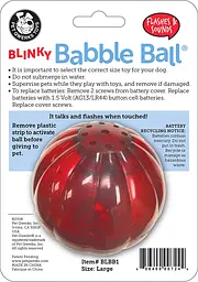 Інтерактивна іграшка-м'яч для собак Pet Qwerks Blinky Babble Ball - мініатюра 3