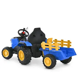 Дитячий електромобіль Bambi Трактор M 6261EBLR-4 до 30 кг - мініатюра 3