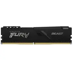 Пам'ять для настільних комп'ютерів Kingston FURY 16 GB DDR4 3200 MHz Beast Black (KF432C16BB/16)