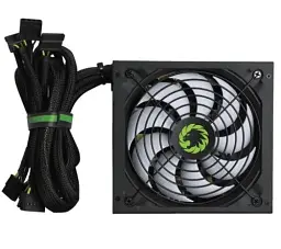 Блок живлення 650 Вт, GameMax GP-650, Black, 80+ Bronze, Active PFC, 14 см, 3xMolex / 5xSATA / 2x6+2-pin / 1x4+4-pin / 1x20+4-pin, захист OVP / UVP / SIP / OCP / OLP / OPP / SCP - мініатюра 3