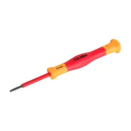 Викрутка Tolsen Premium діелектрична VDE прецизійна 2.5 × 0.40 × 50 мм (V31425)