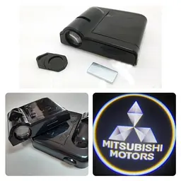 Картридж-вставка логотипу Mitsubishi №126 на двері Білий 1 шт.