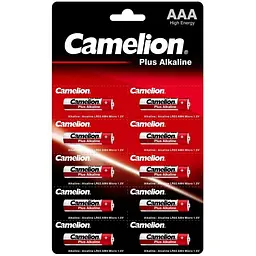 Батарейка Camelion AAA LR03 Plus Alkaline * 10 (LR03-BP1x10P)