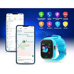 Smart Watch GARMIX PointPRO-100 WIFI BLUE UA UCRF - мініатюра 3