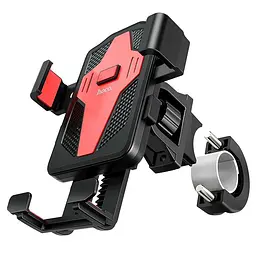 Холдер Hoco CA73 Flying one-touch bicycle and motorcycle universal holder Чорний Червоний - мініатюра 3