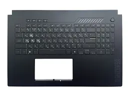 Верхня частина корпусу з клавіатурою (топкейс) для ноутбука Asus TUF Gaming TUF Gaming F17 FX707VJ, FX707VJB [Copilot ver.] (90NR0CS5-R32UA1) Оригінал від Asus