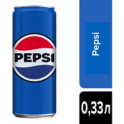 Напій Pepsi Cola безалкогольний сильногазований з/б 0.33 л - мініатюра 7