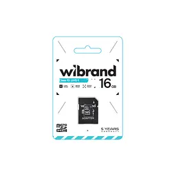 Карта пам'яті Wibrand 16GB microSD class 10 UHS-I (WICDHU1/16GB-A) - мініатюра 2
