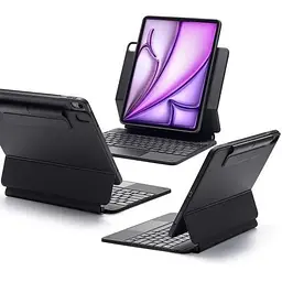 Чохол-клавіатура ESR Rebound Magnetic Keyboard Case 360 ​​US Layout-Black для iPad Air 13" (2024) (6B0240101) - мініатюра 2