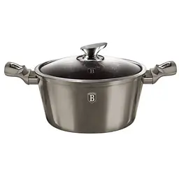 Каструля Berlinger Haus Carbon Collection з кришкою 8 л 30х13.5 см коричнева (BH 6193)