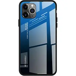 Чохол бампер Primolux Gradient Glass для Apple iPhone 11 Pro Blue - мініатюра 2