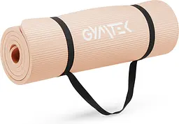 Килимок (мат) для фітнесу та йоги Gymtek NBR 1,5см персиковий - мініатюра 6