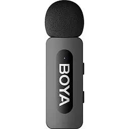 Мікрофонна радіосистема Boya BY-V20 V2.0 USB-C with 2 TX + 1 RX Black [161740] - мініатюра 2