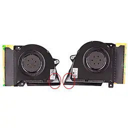 Вентилятори для Asus ROG Zephyrus GA401II GA401IH GA401IU GA401IV GTX1650Ti, (12V CPU+GPU) - мініатюра 2