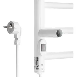 Сушарка рушників електрична Qtap Evia WHI 11112R (QTEVIWHI11112R) - мініатюра 3