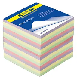 Папір для нотаток Buromax DECOR 90х90х70мм, unglued (BM.2289)