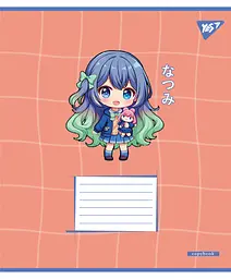 Набір зошитів шкільних YES А5/12 коса лінія Anime girls 25 шт (767989) - мініатюра 6