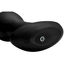 Анальна пробка з вібрацією RM Gyro-M Rimming Plug, 13,7 см, чорний - мініатюра 5