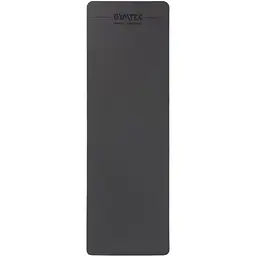 Килимок (мат) для фітнесу та йоги Gymtek Premium TPE 0,5см чорний - мініатюра 2