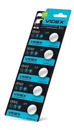 Батарейка CR1632, літієва, Videx Excellent!, 5 шт, 3V, Blister (CR1632 5pcs BLISTER CARD)
