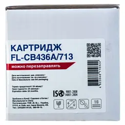 Картридж FREE Label HP LJ CB436A/CANON 713 (FL-CB436A/713) - мініатюра 2