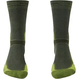 Шкарпетки Bridgedale Mountain Bike Summer Weight T2 Coolmax Sport Boot Dark Green/Light Green L (1053-710357.334.L) - мініатюра 2