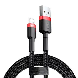 Кабель Avantis AC-48i Cool USB – Lightning 2м - чорно-червоний