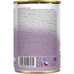 Вологий корм для собак Brit Pate & Meat Lamb з ягням 400 г - мініатюра 3