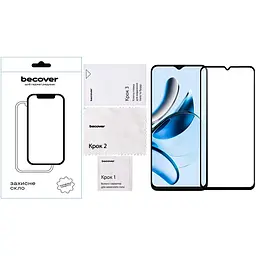 Захисне скло BeCover для Blackview Color 8 Black (712127) - мініатюра 2