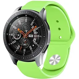 Силіконовий ремінець BeCover для Honor MagicWatch 2 / Huawei Watch 3 Pro Classic 46 mm Lime (707064) - мініатюра 3