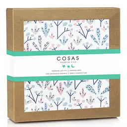 Пелюшка багаторазова Cosas непромокаюча Flower 70х120 см, рожева