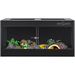 Тераріум з ПВХ Repti-Zoo Terrarium PVC 90x45x45 см (CN904545PN) з скляними дверцятами для рептилій і амфібій