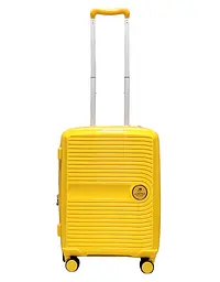 Валіза маленька S поліпропілен Airtex 223 58×40×22см 38л Жовтий