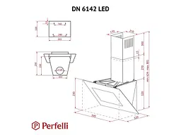 Витяжка Perfelli DN 6142 BL LED - мініатюра 6